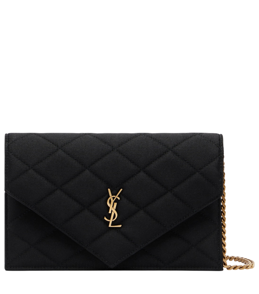 Saint Laurent Paris Mini quilted satin shoulder bag