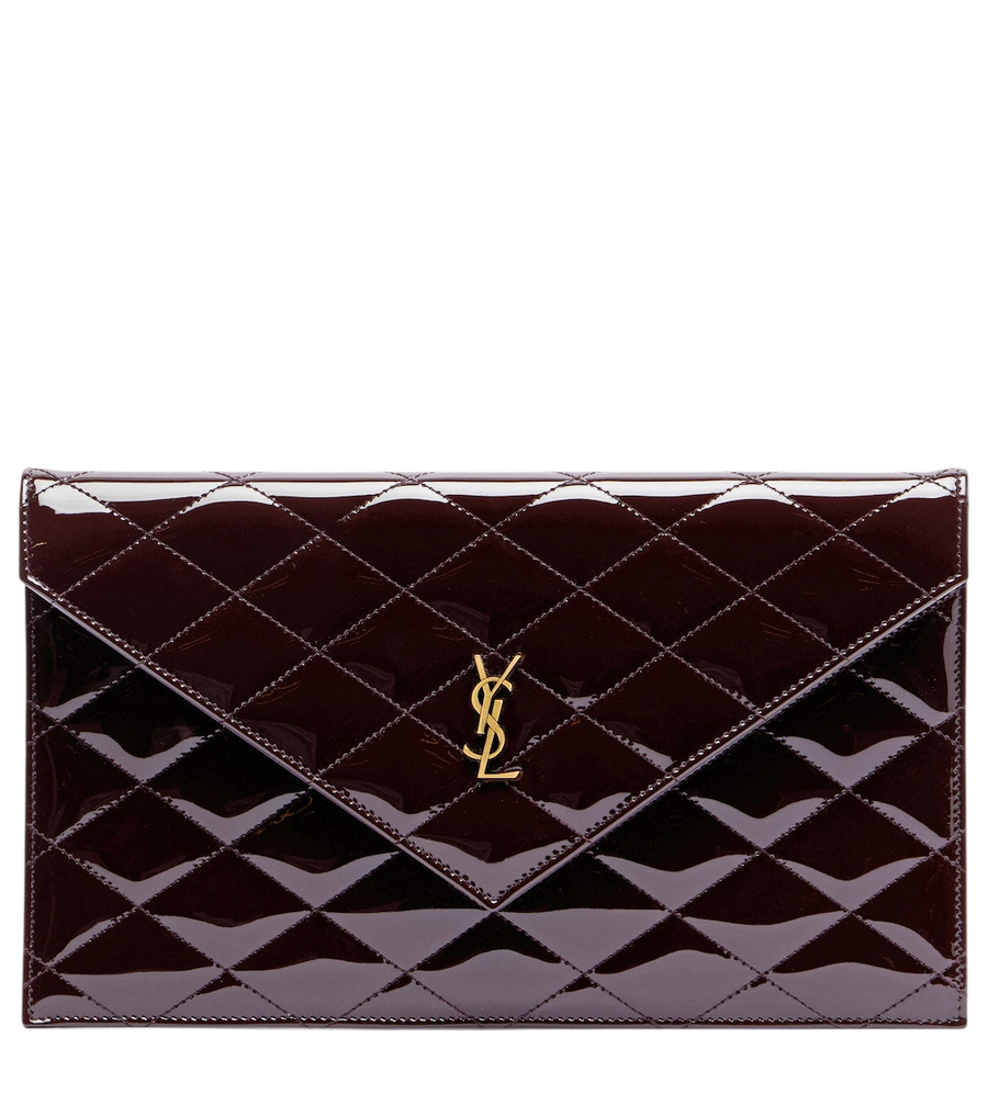 Bolso de mano de charol Saint Laurent Paris