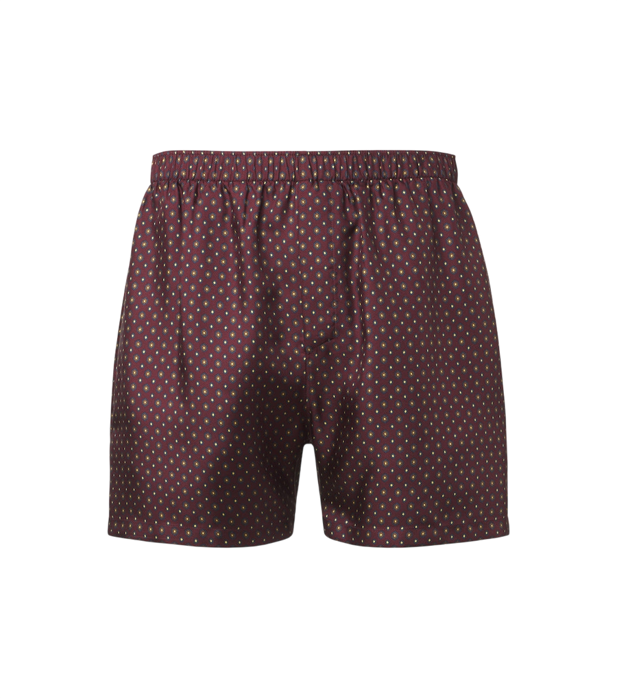Saint Laurent Printed silk shorts