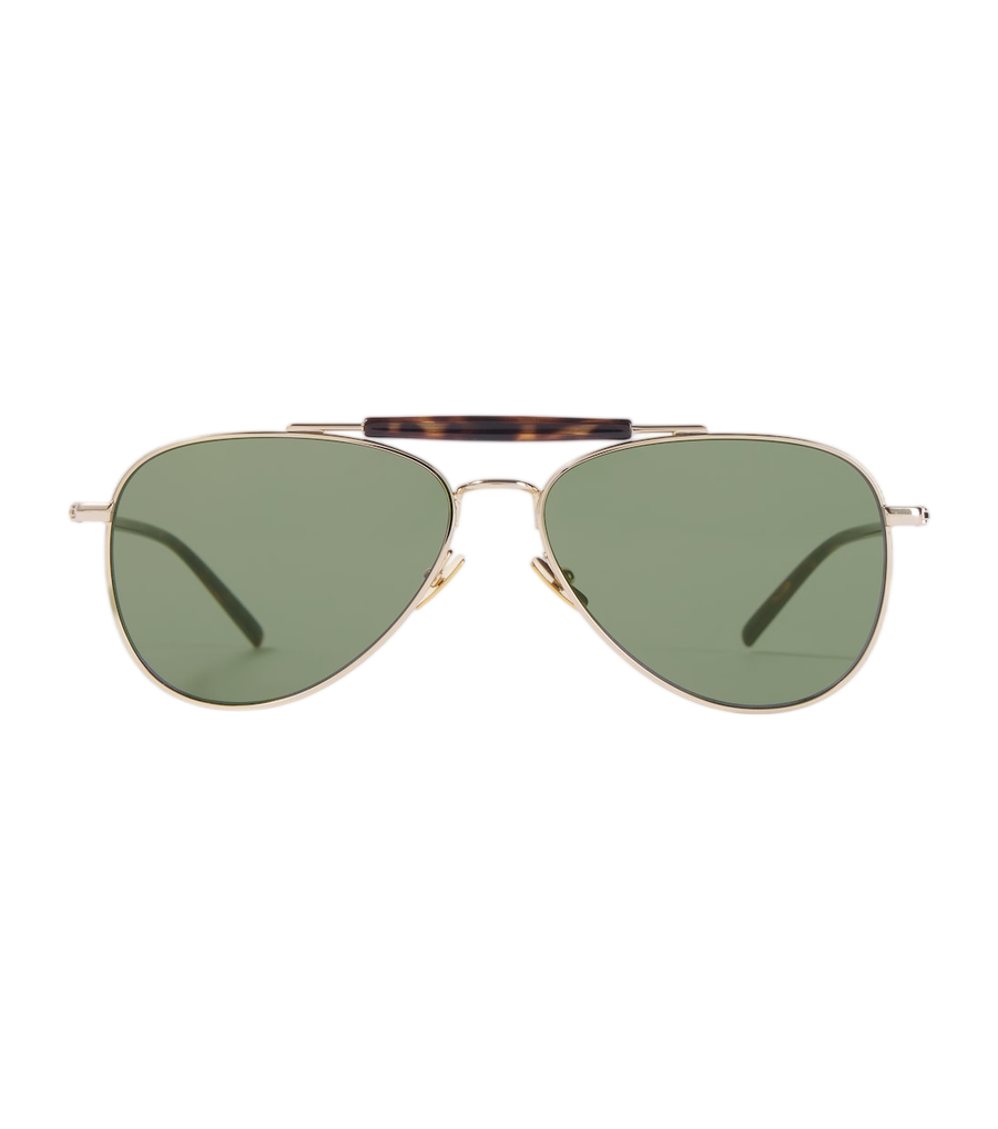 Saint Laurent SL Logo aviator sunglasses