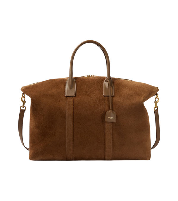 Saint Laurent Borsa da viaggio in pelle scamosciata
