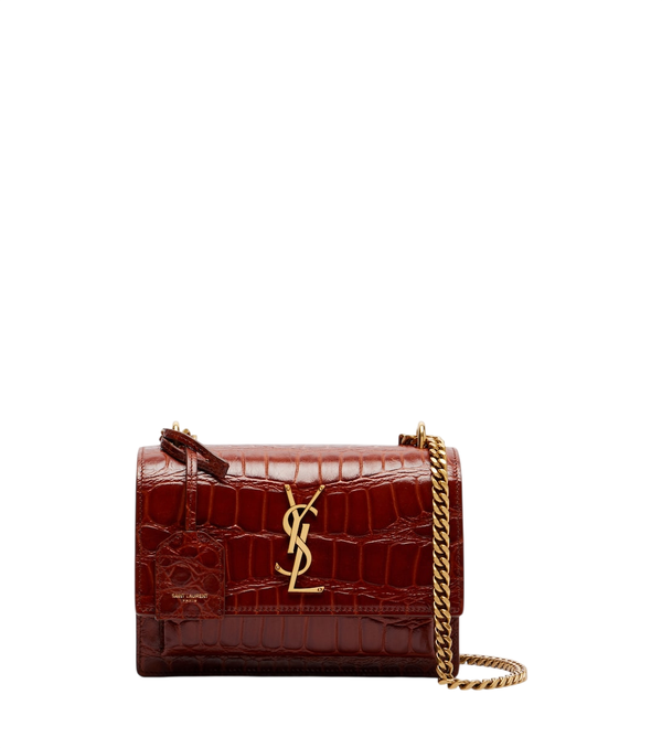 Saint Laurent Sunset Small leather crossbody bag