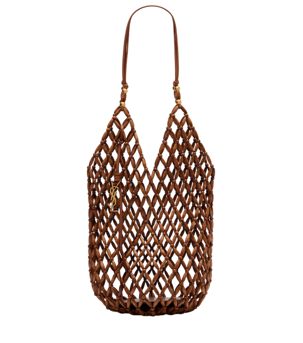 Saint Laurent Supple beaded tote bag