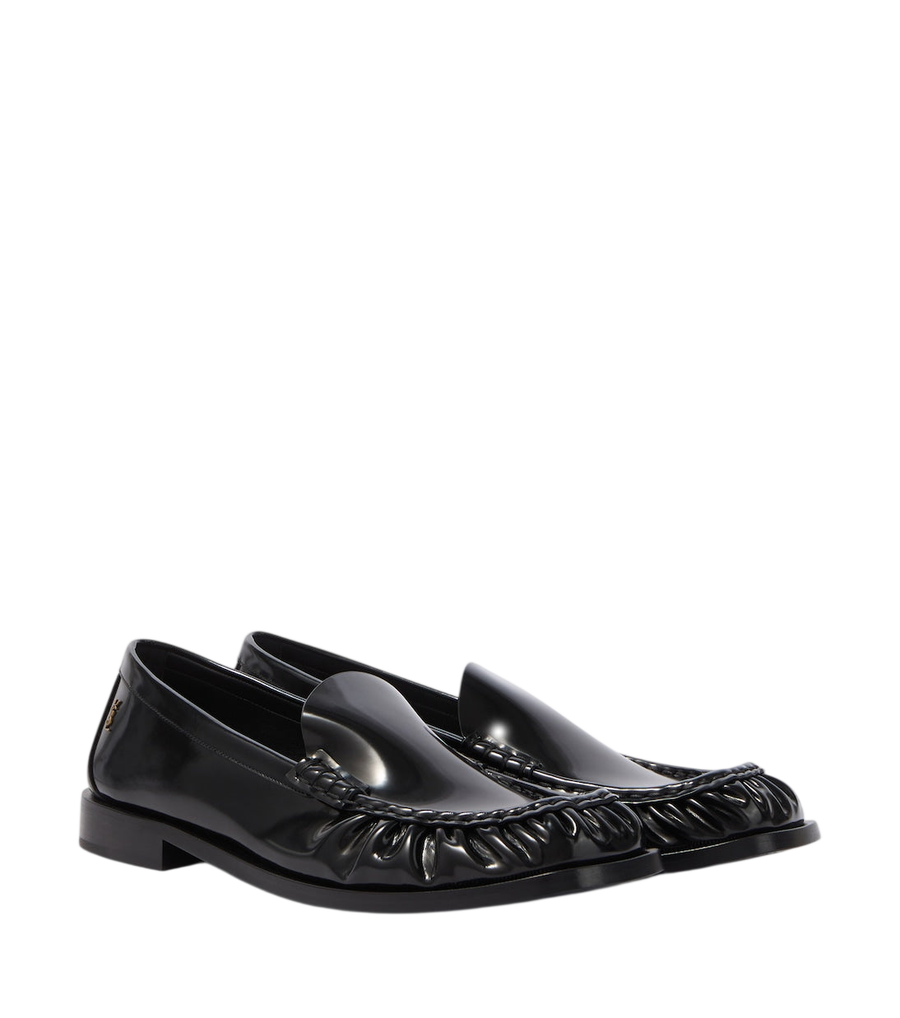 Saint Laurent Theobald Cassandre leather loafers