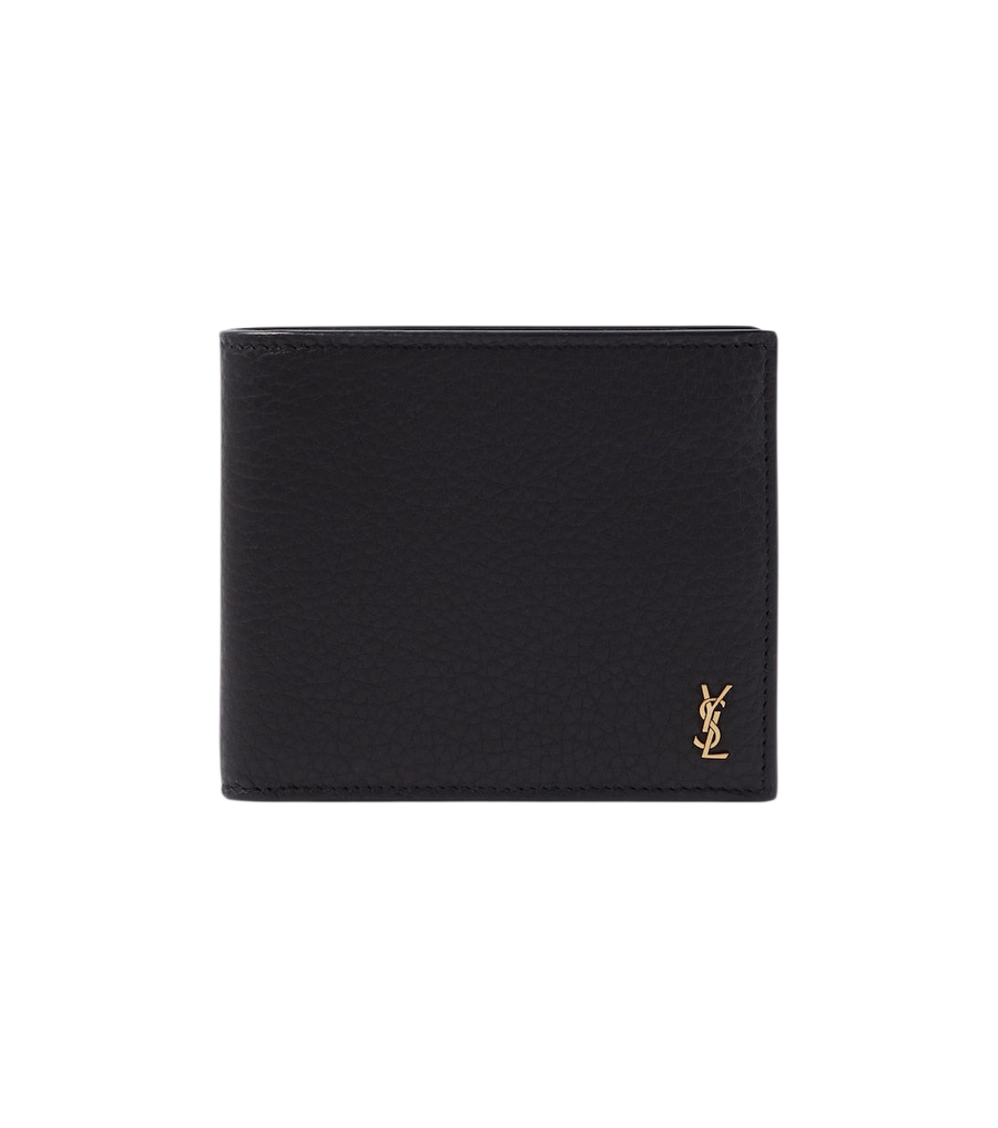 Saint Laurent Tiny Cassandre East/West leather wallet