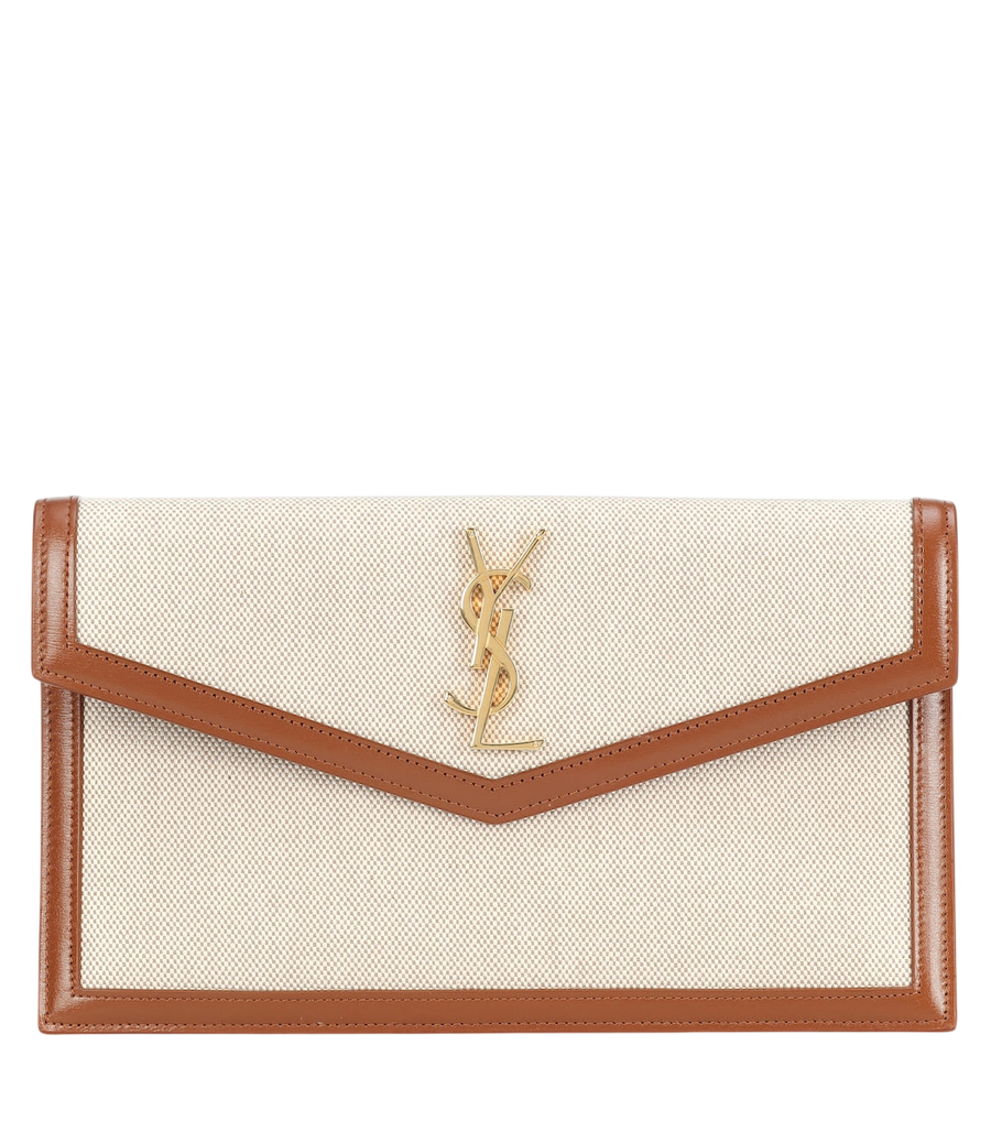 Saint Laurent Uptown canvas clutch