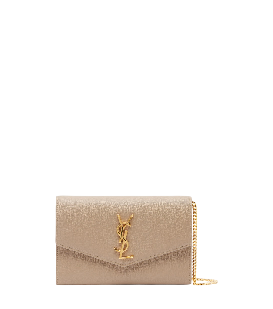 Cartera Uptown de piel con cadena de Saint Laurent