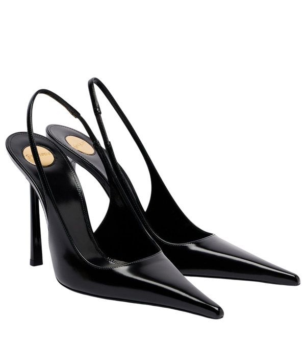 Zapatos de salón destalonados Saint Laurent Vendome 110 en piel