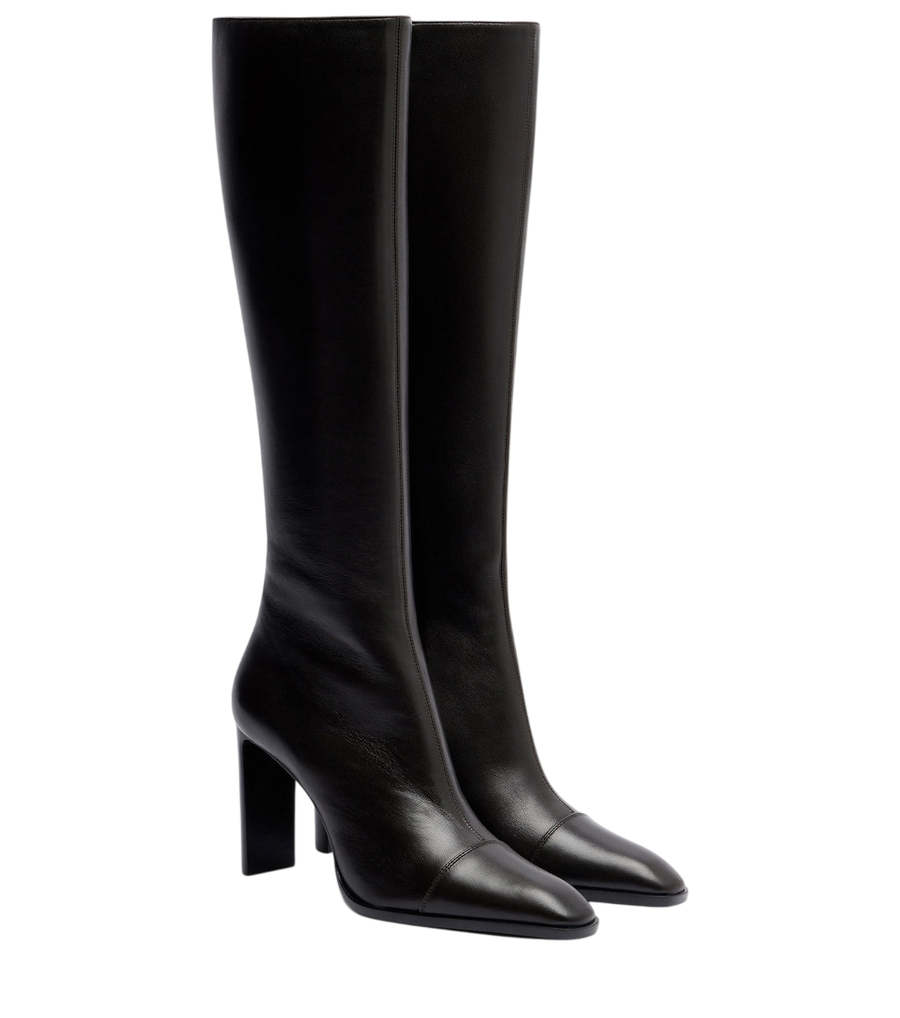Saint Laurent Venetia leather knee-high boots