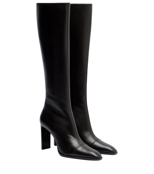 Saint Laurent Venetia leather knee-high boots