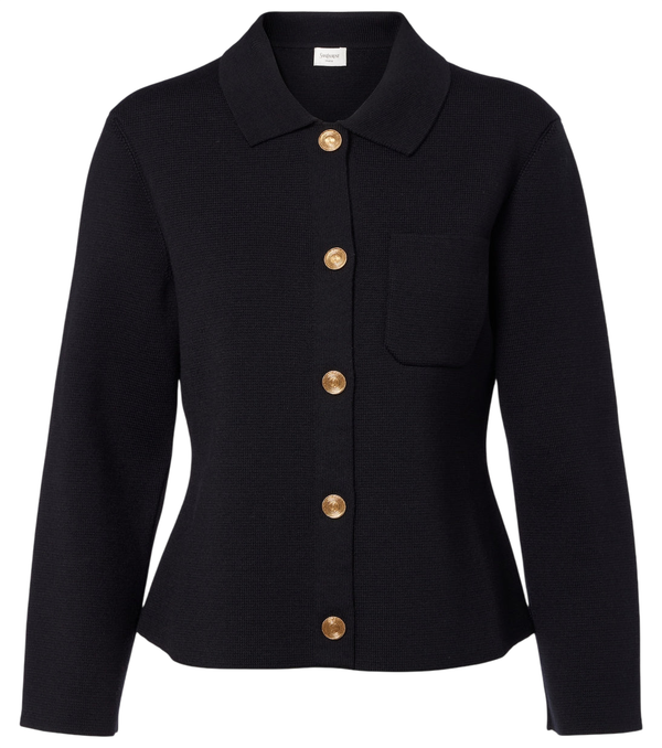 Saint Laurent Waffle-knit wool cardigan