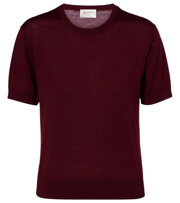 Saint Laurent Wool, cashmere, and silk sweater