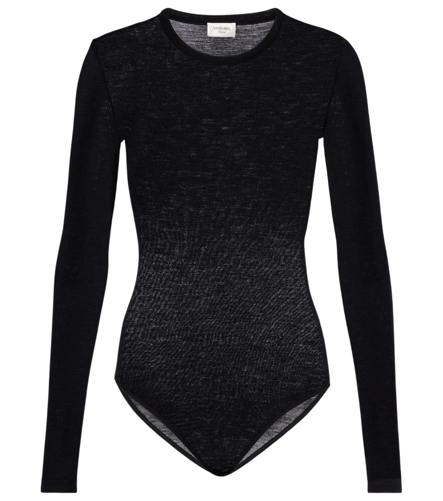 Saint Laurent Wool jersey bodysuit