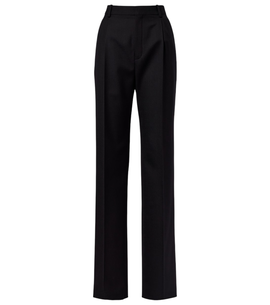 Saint Laurent Wool wide-leg pants