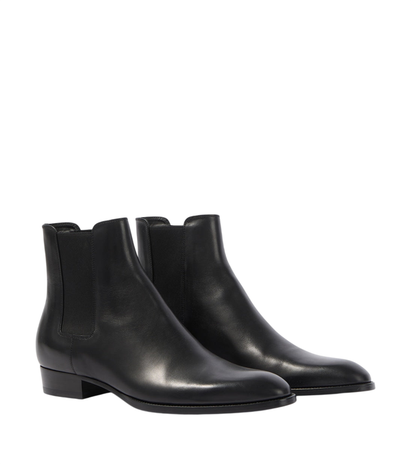 Saint Laurent Wyatt leather Chelsea boots
