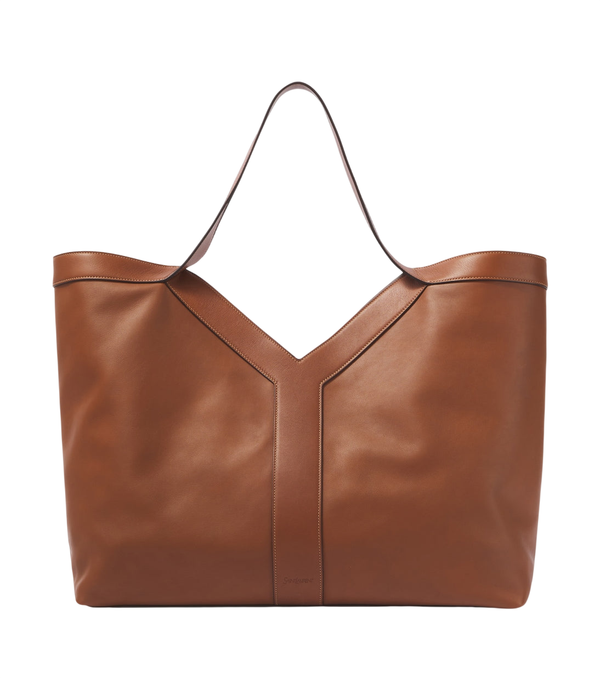 Bolso tote grande Saint Laurent Y de piel