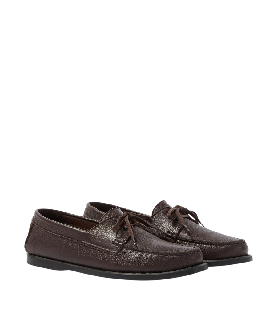 Saman Amel City Moc leather boat shoes