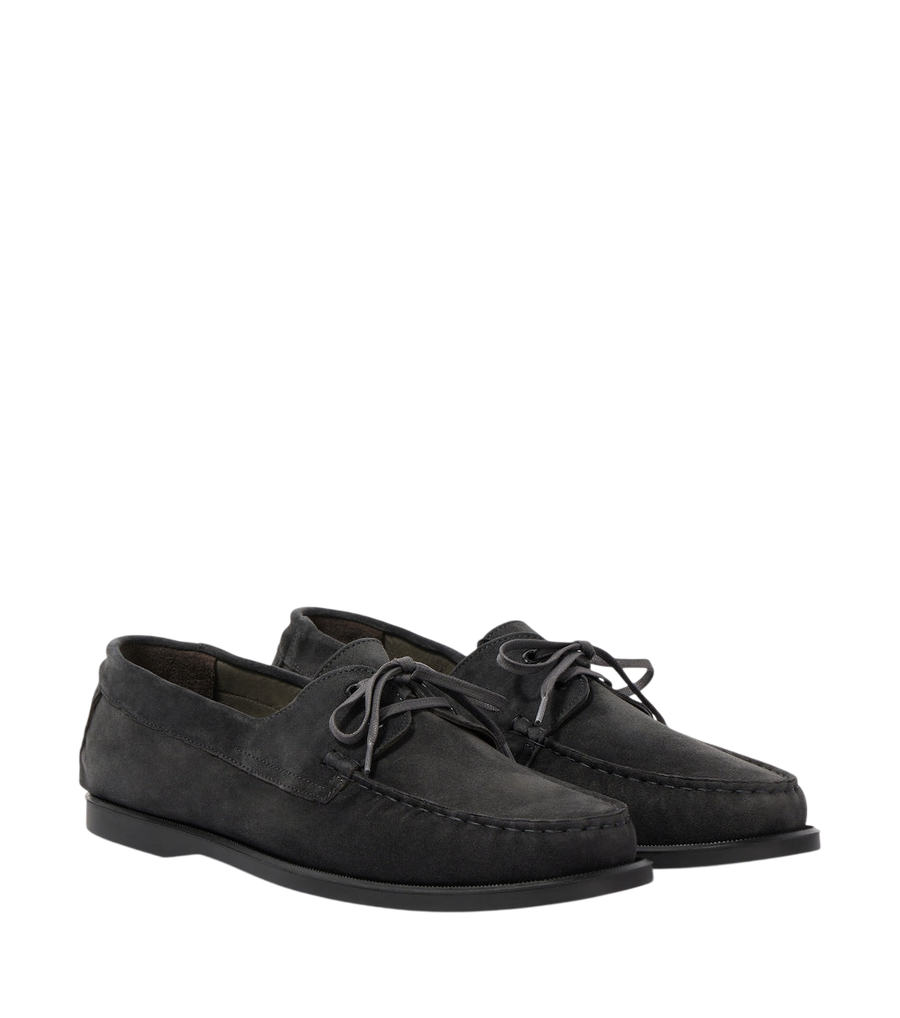 Saman Amel City Moc suede boat shoes