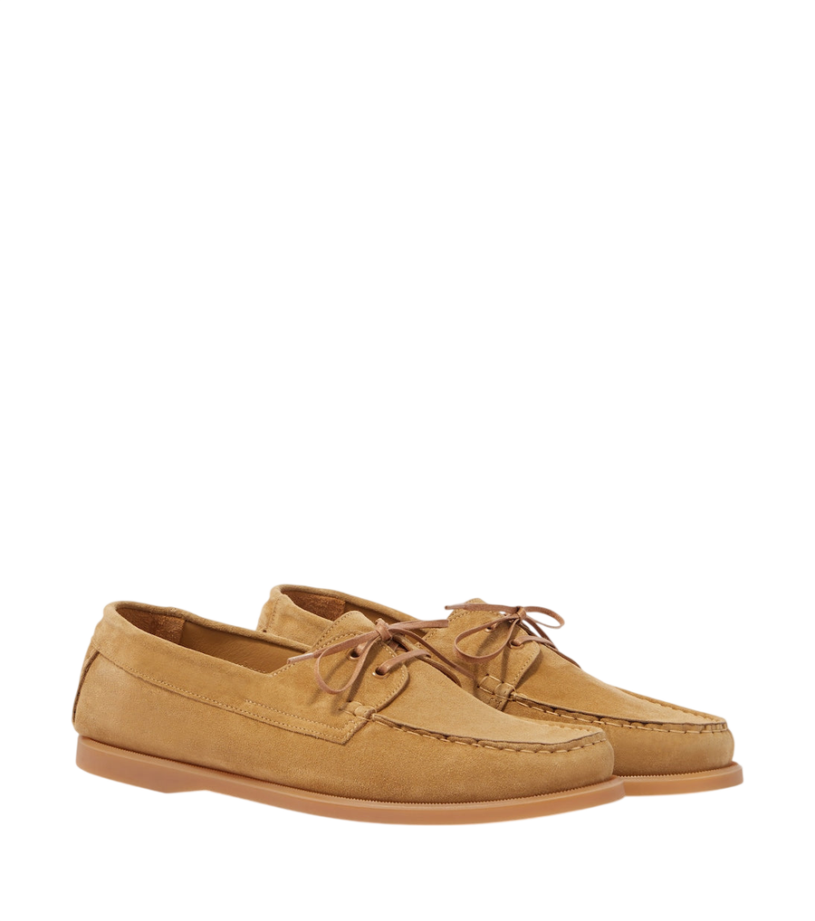 Saman Amel City Moc suede boat shoes
