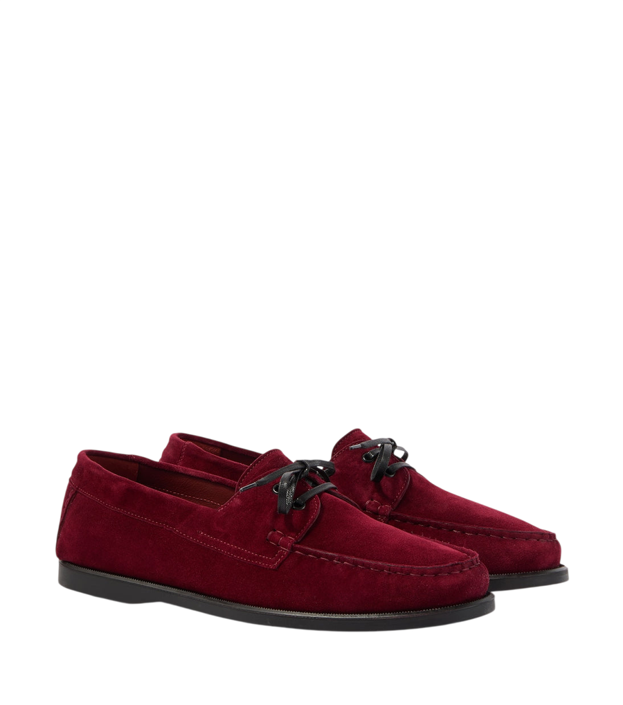 Saman Amel City Moc suede boat shoes