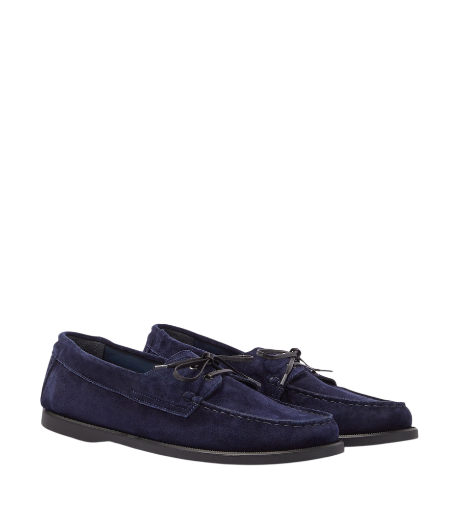 Saman Amel City Moc suede boat shoes