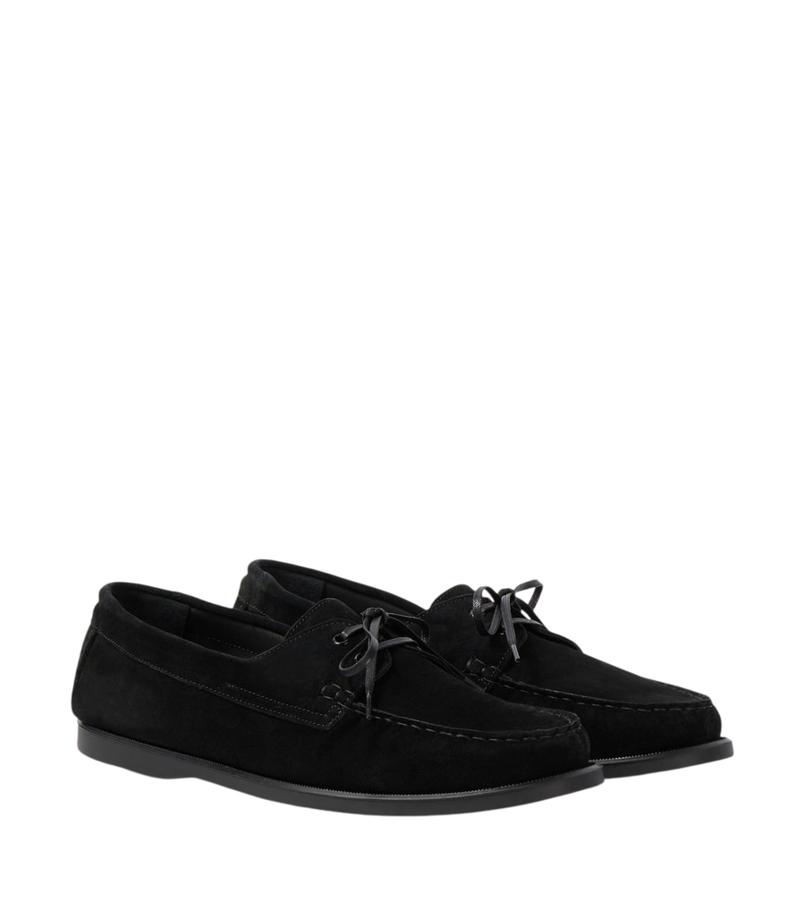 Saman Amel City Moc suede boat shoes