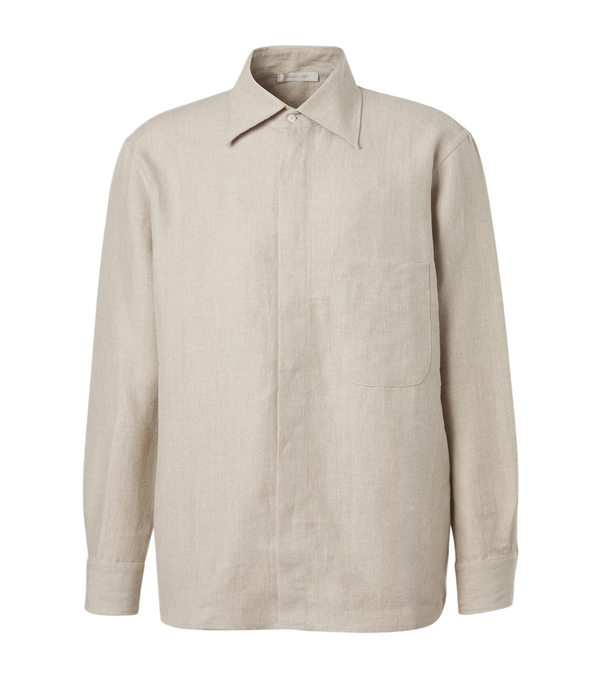 Saman Amel Linen overshirt