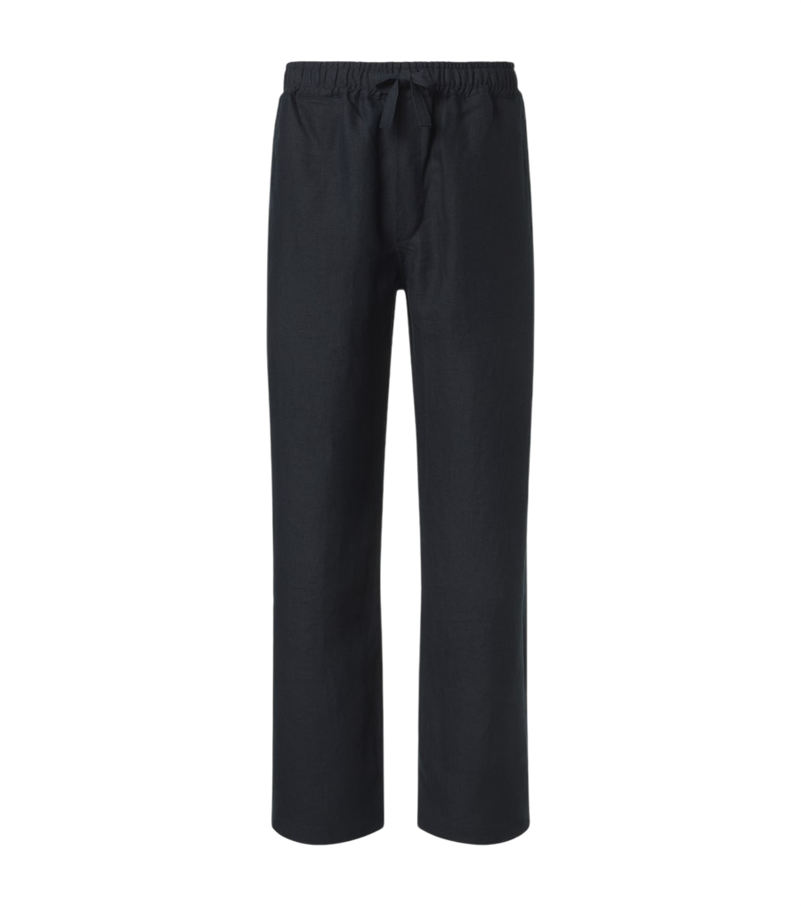 Saman Amel Linen straight pants