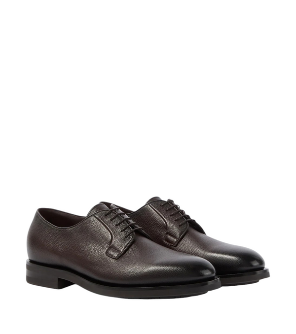 Santoni Ensley Leather Derby Shoes
