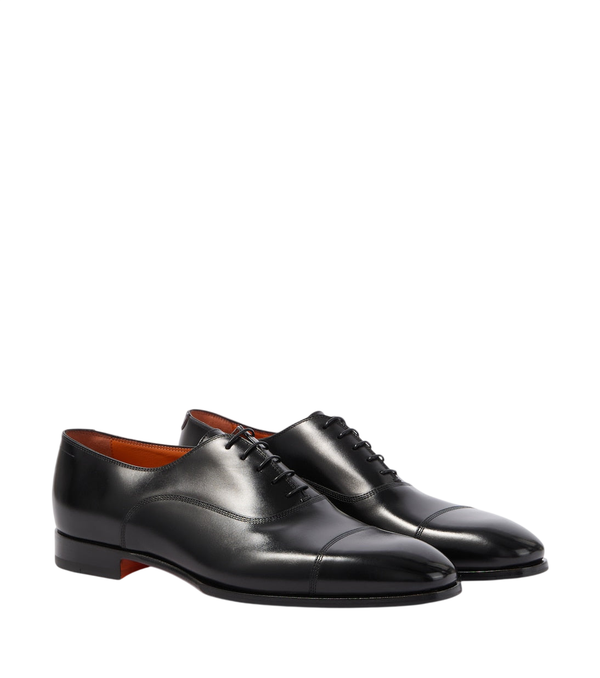 Santoni Leather Oxford shoes