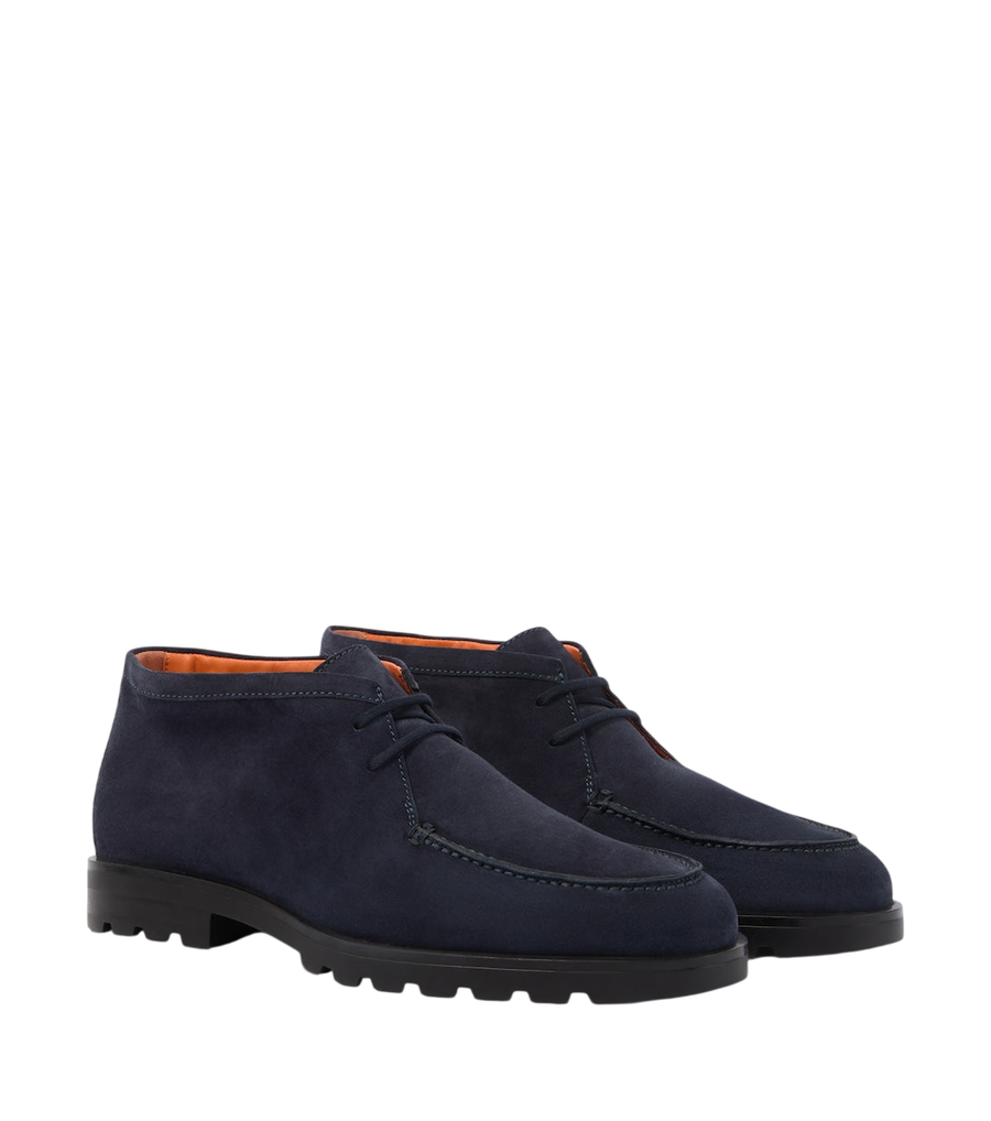 Santoni Rock Wallabee suede boots