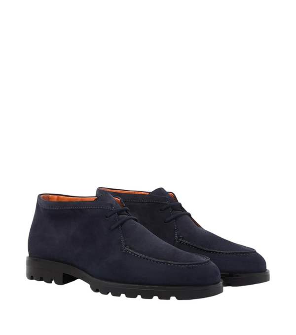Santoni Rock Wallabee suede boots