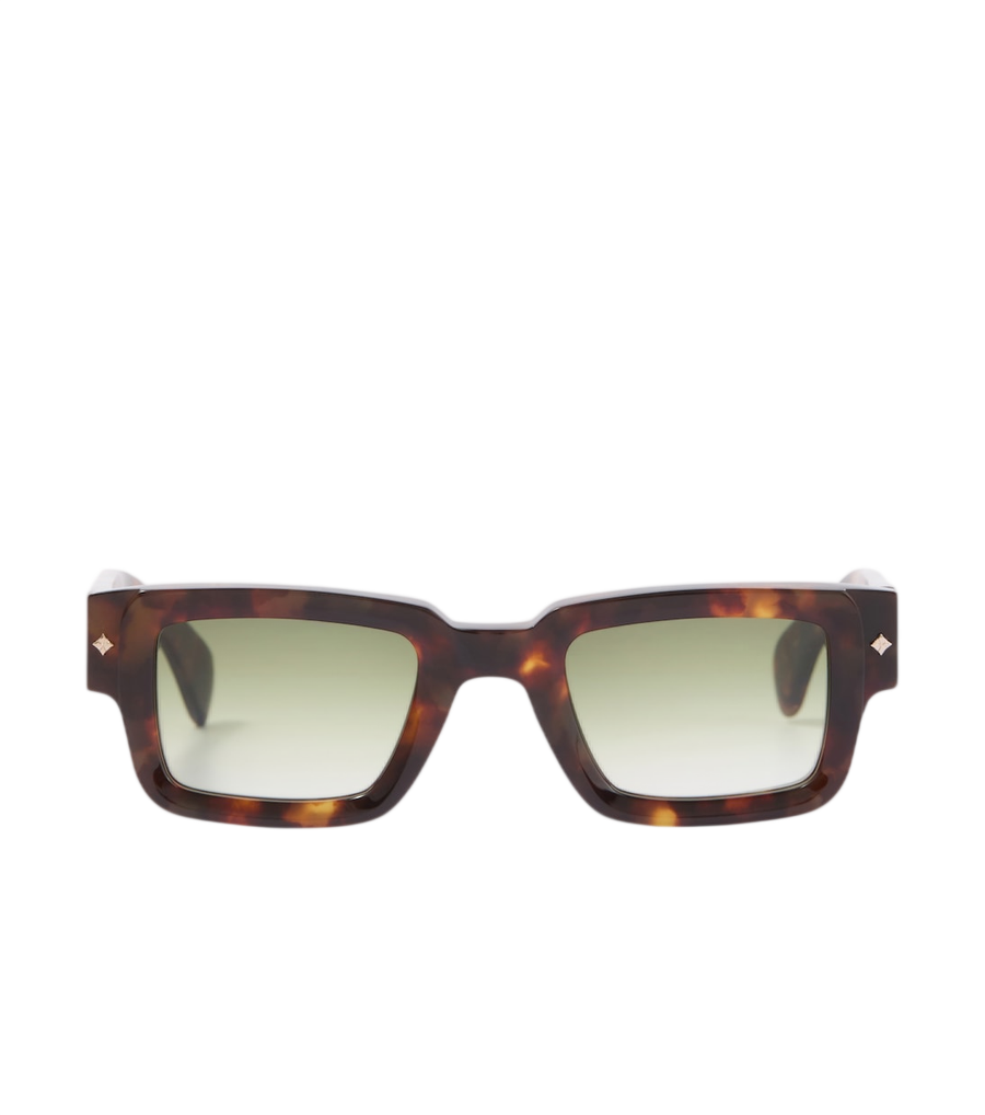 Sato Cervantes tortoiseshell rectangular sunglasses