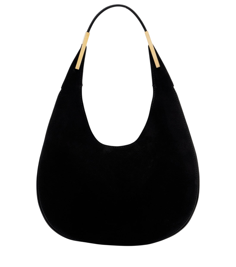 Petit sac porté épaule Savette Florence en daim