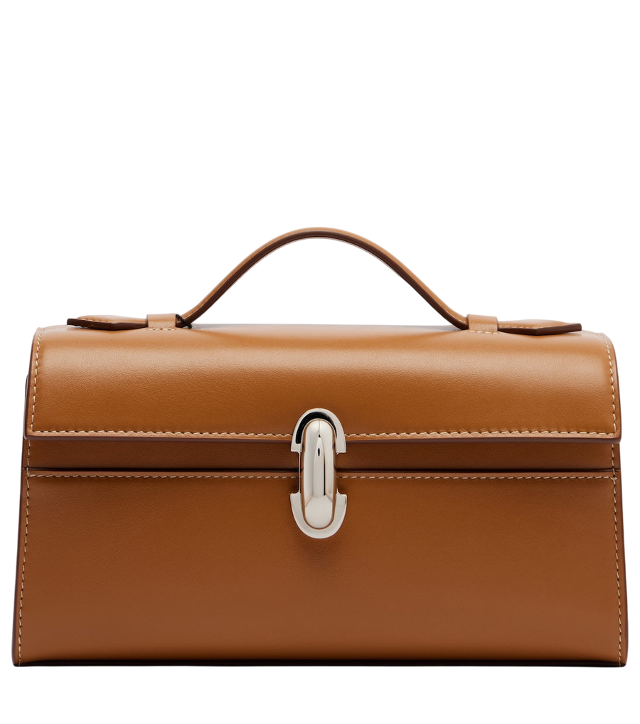 Savette Symmetry Pochette leather top-handle bag