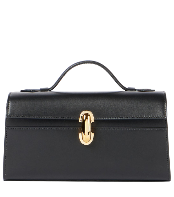Savette Symmetry Pochette leather top-handle bag