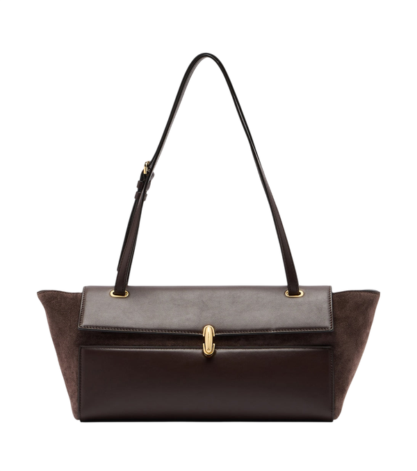 Savette Symmetry Trapeze Medium leather shoulder bag