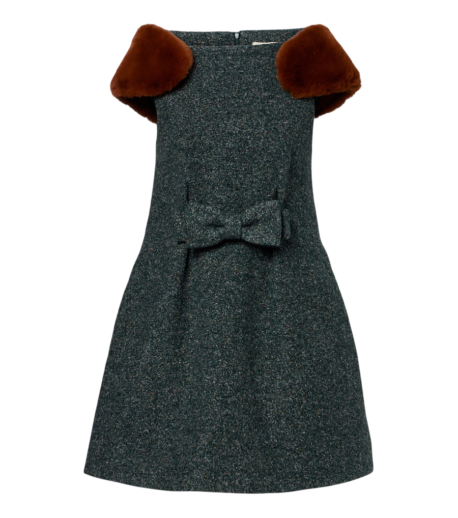 Shushu/Tong Minivestido com detalhe de laço