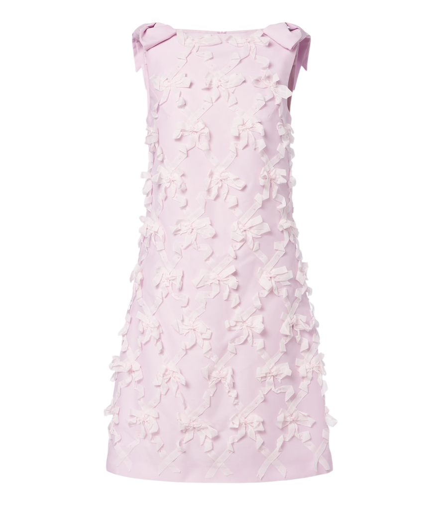 Shushu/Tong Bow-detail minidress