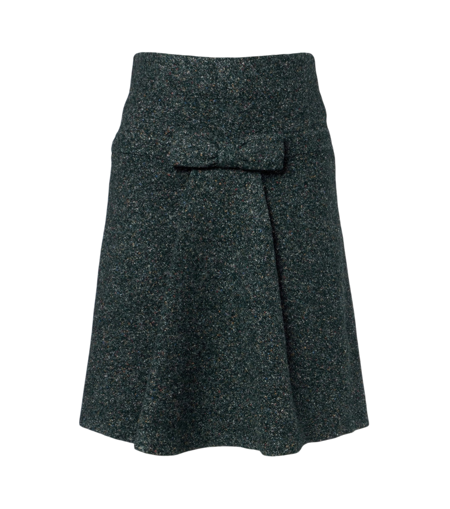 Shushu/Tong Bow-detail pleated miniskirt
