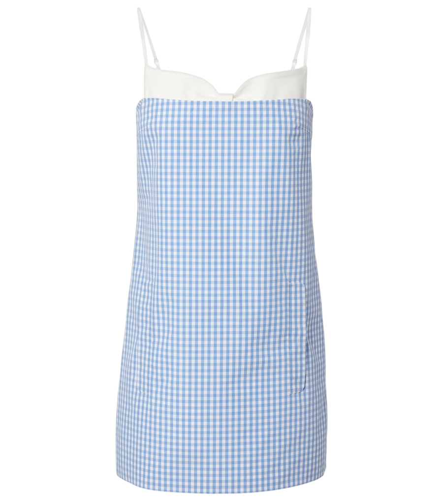 Mini-robe Shushu/Tong en coton vichy