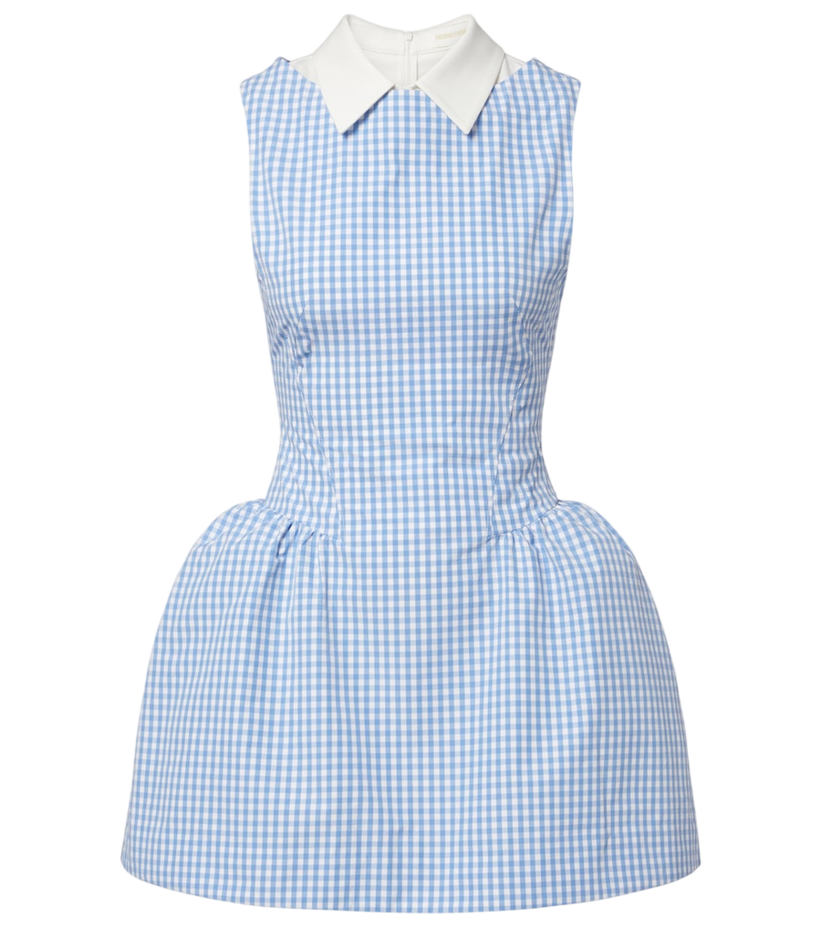 Mini-robe Shushu/Tong en coton vichy