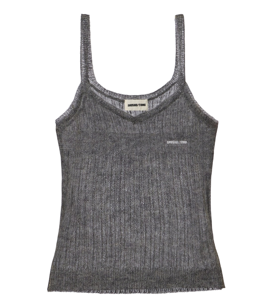 Shushu/Tong Logo knitted top