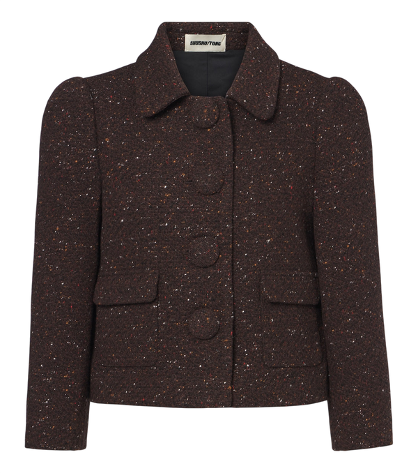 Shushu/Tong Wool-blend cropped jacket