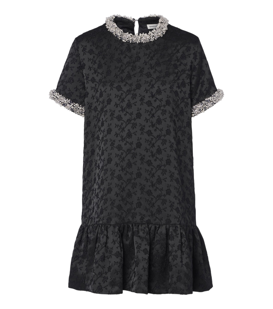 Simkhai Miniabito Alison in jacquard con decorazioni