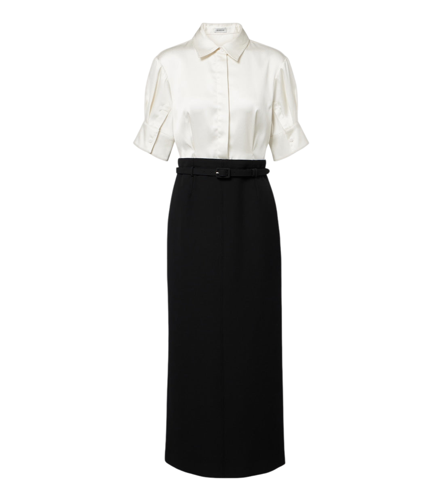 Simkhai Alvera twill midi dress