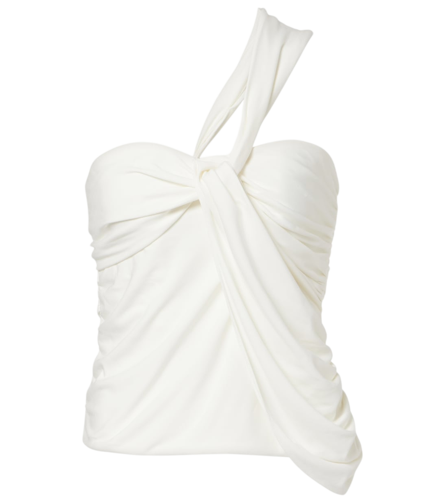 Simkhai Draped jersey top