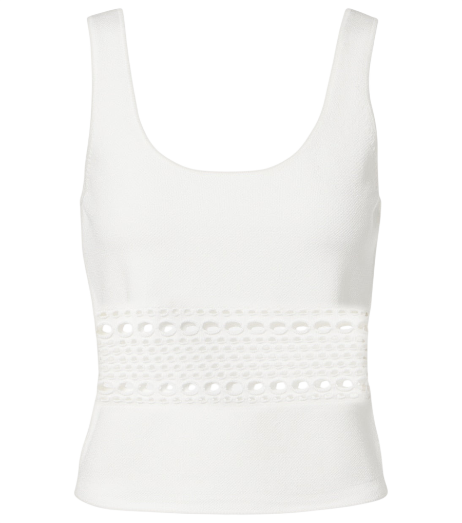 Simkhai Fitzgerald open-knit tank top