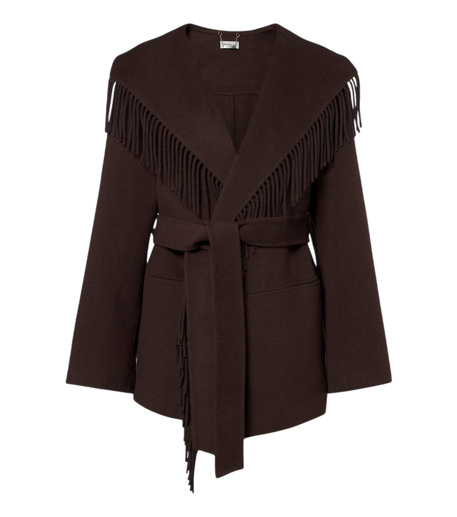 Simkhai Fringed wool-blend jacket
