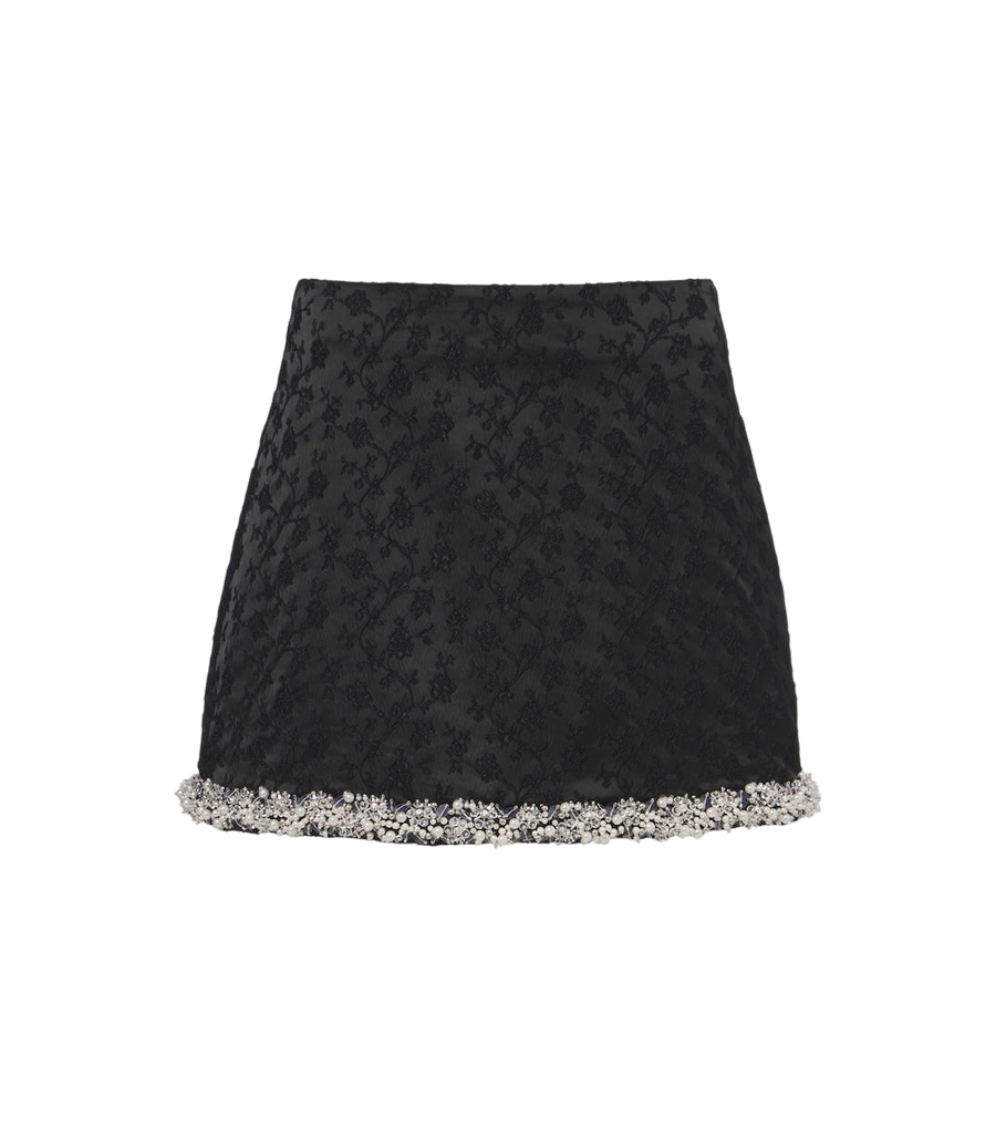 Minifalda floral con adornos Idina de Simkhai